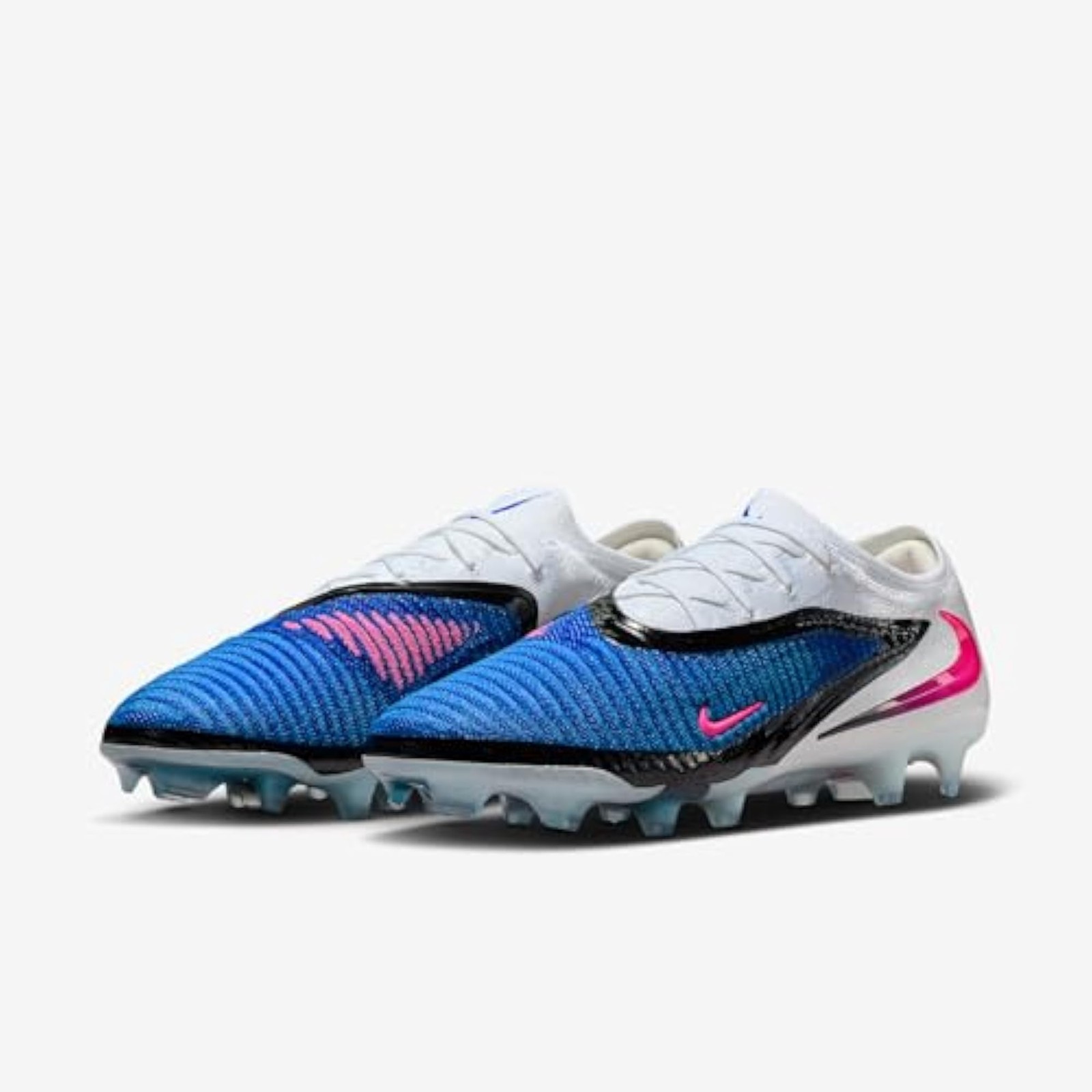 Nike Phantom 6 Low Elite Firm-Ground Soccer Cleats (Racer Blue/White/Pink Blast)