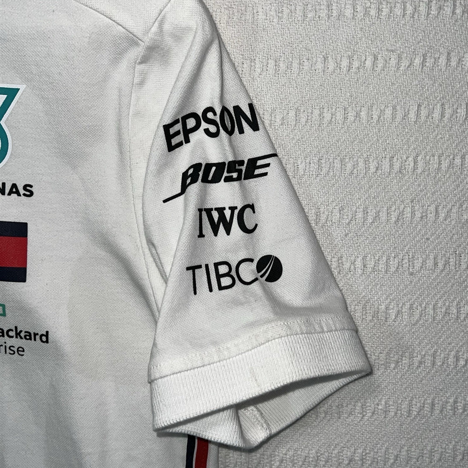 Mercedes AMG Mens Petronas F1 Team Polo Shirt Size XS Racing Formula 1