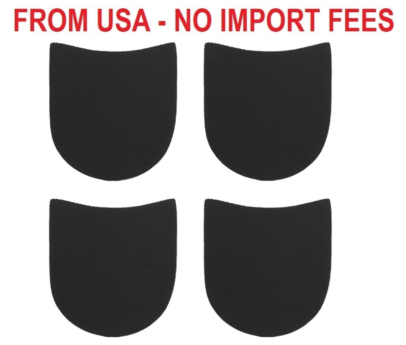 Shoe Heel Repair Rubber Pads Extra Large, 4mm (5/32 Inch) Thick, Anti-Slip Boot