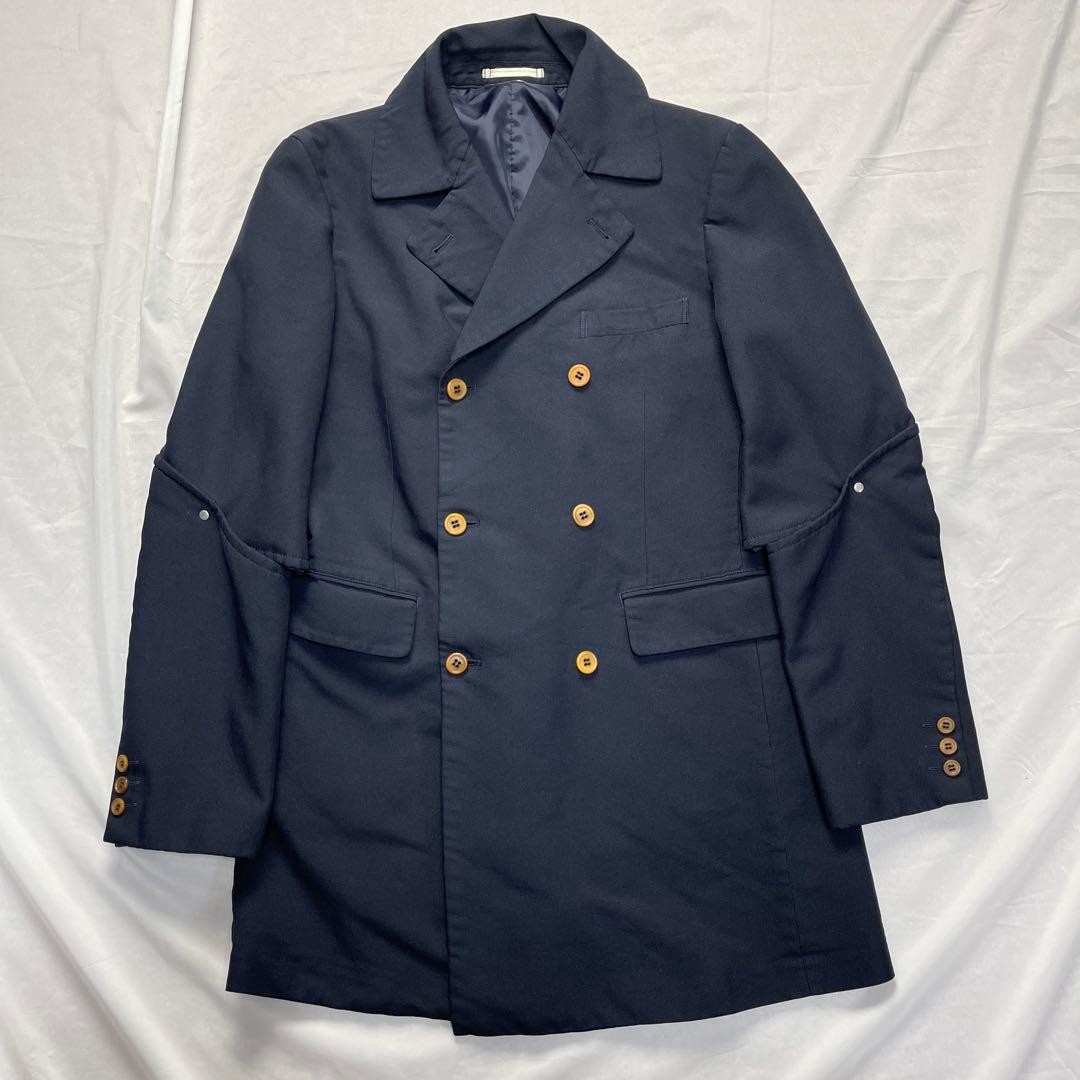 USED COMME DES GARCONS HOMME PLUS 16AW PEACE ARMOR SUIT POLYESTER SHRINK COAT