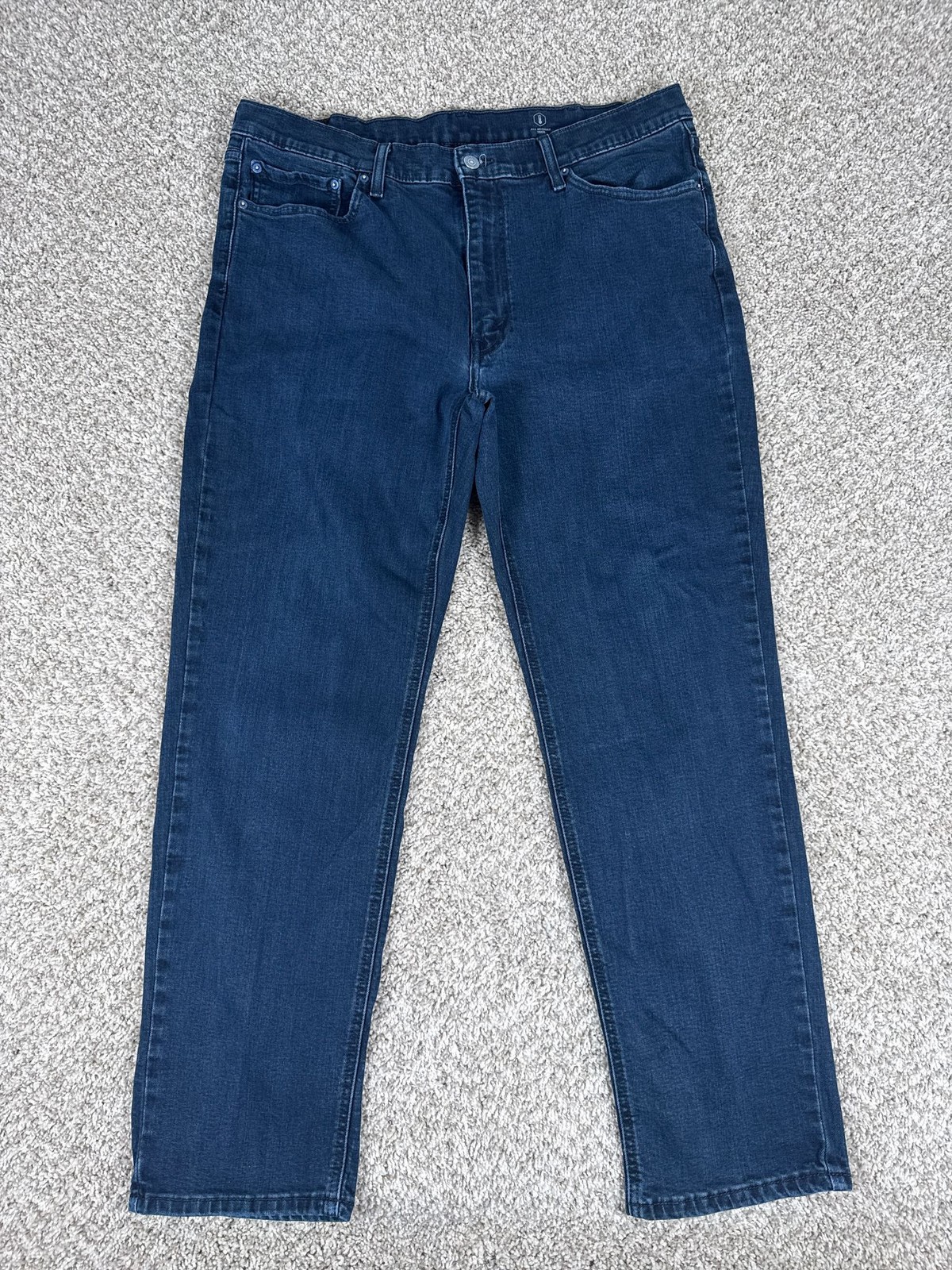 Levis 541 Jeans Mens 38 Blue Straight Leg Dark Zip Fly All Seasons Tech 38×32