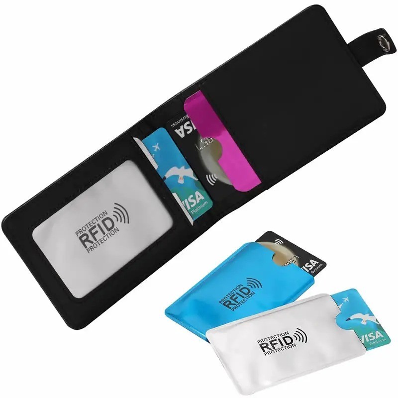 10PCS Anti RFID Blocking Card Sleeve-Secure Credit/Debit Card Holder ID Wallet