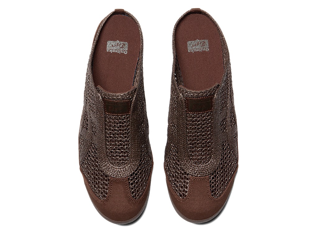 Onitsuka Tiger MEXICO 66 SABOT 1183C123.202 DARK BROWN. USA Buyer No Import duty