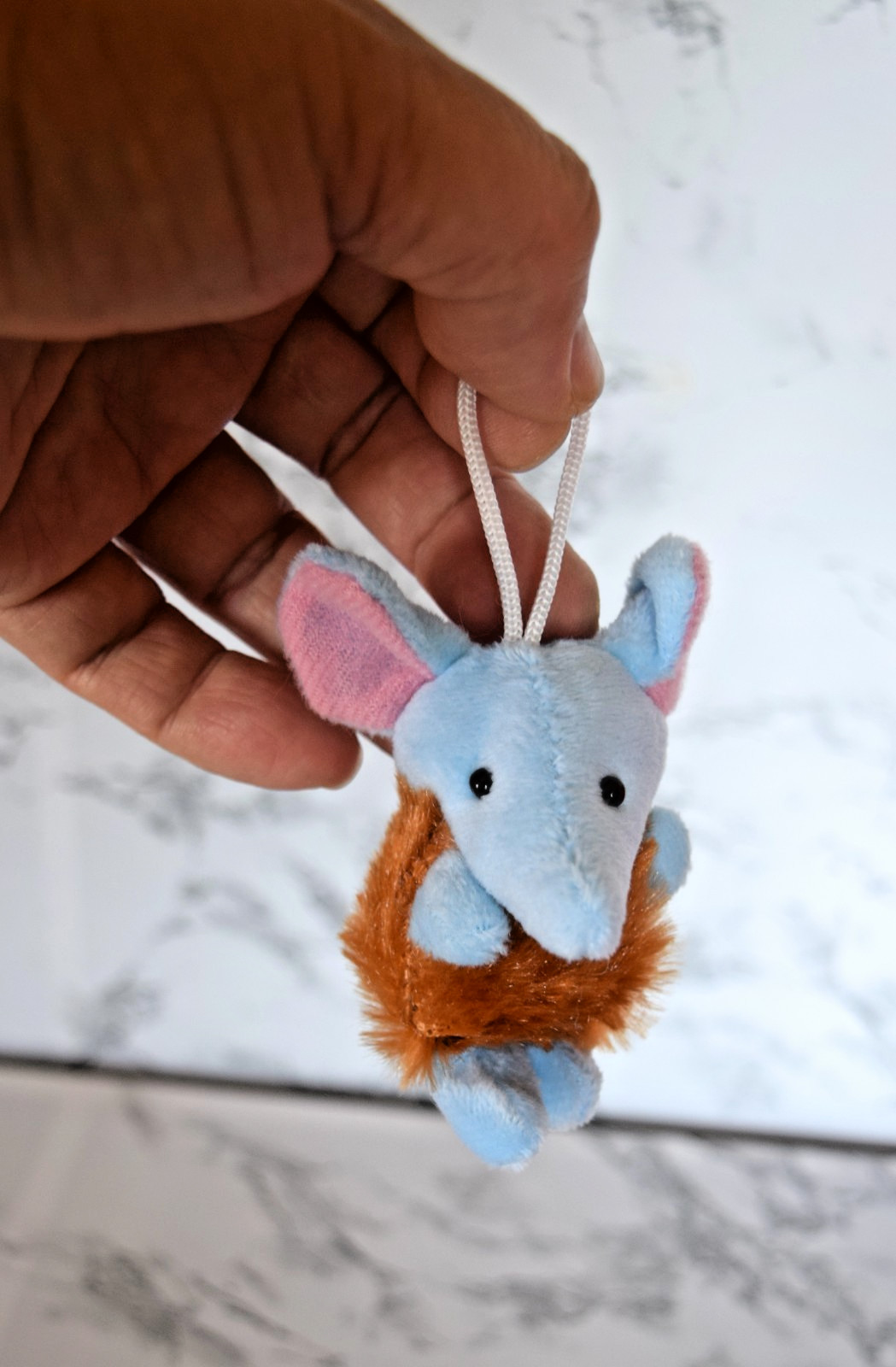 Cute Mini Mouse Plush Keychain – 3.5 Inches Tall, Pre-Owned
