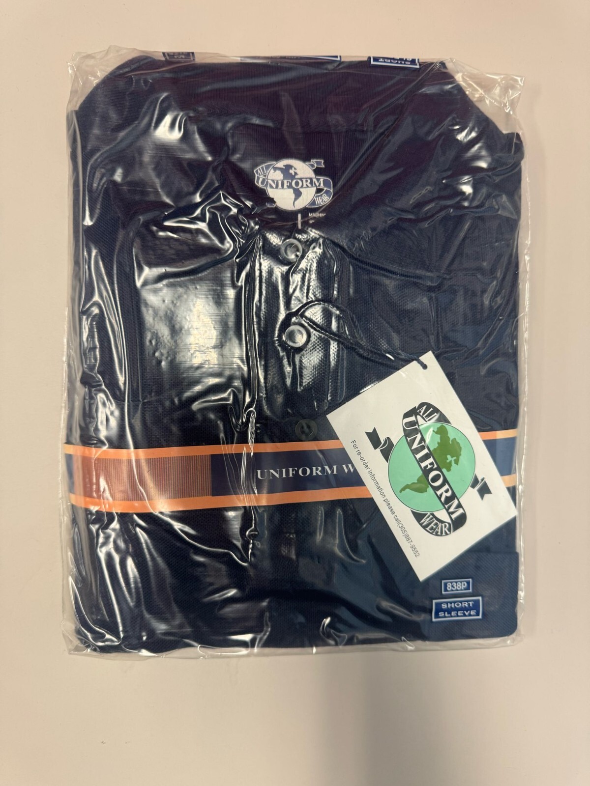 Men’s Pique Polo Shirt With Left Chest Pocket, Navy