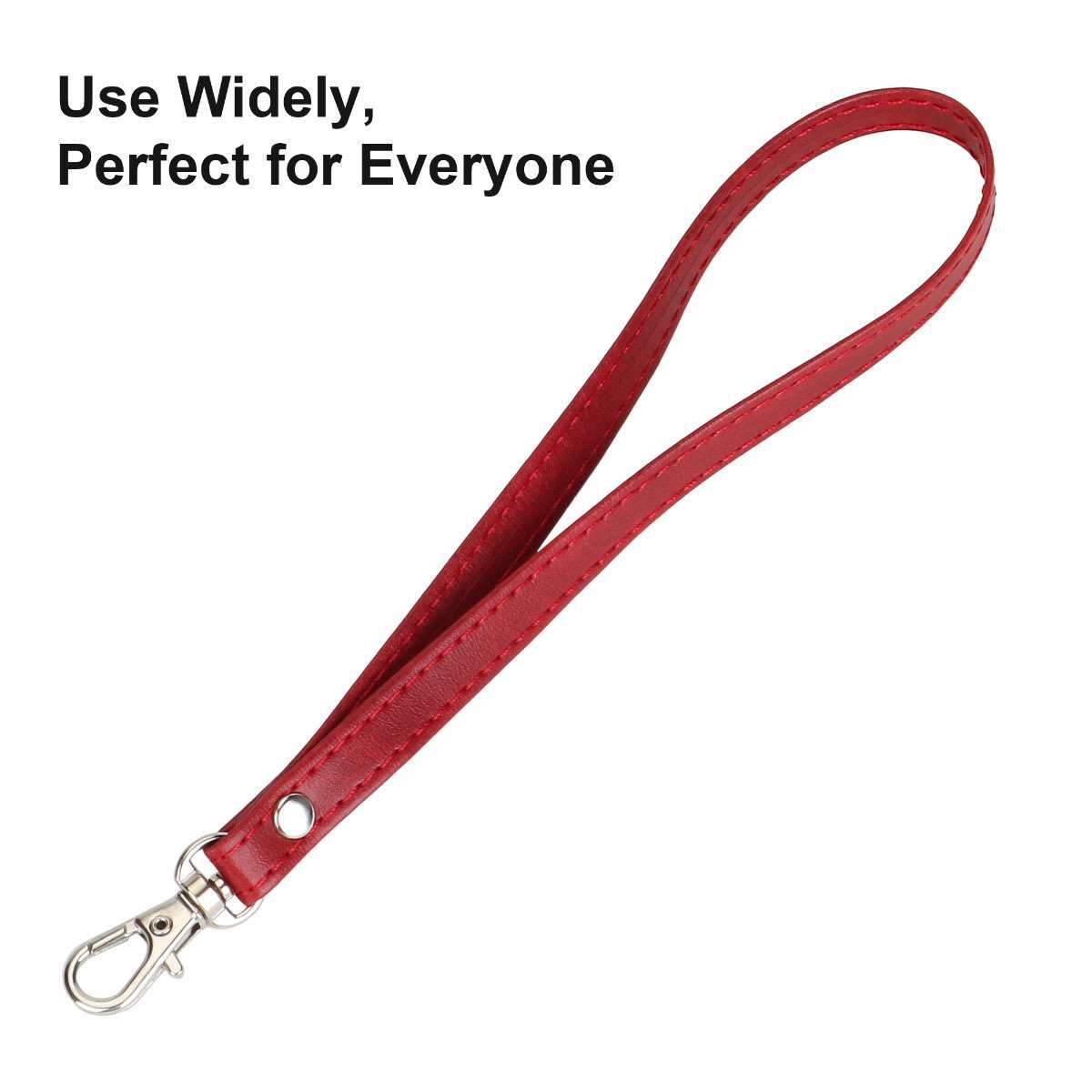 US Leather Buckle Wrist Strap Replacement Hand Free Wristlet for Purse Wallets