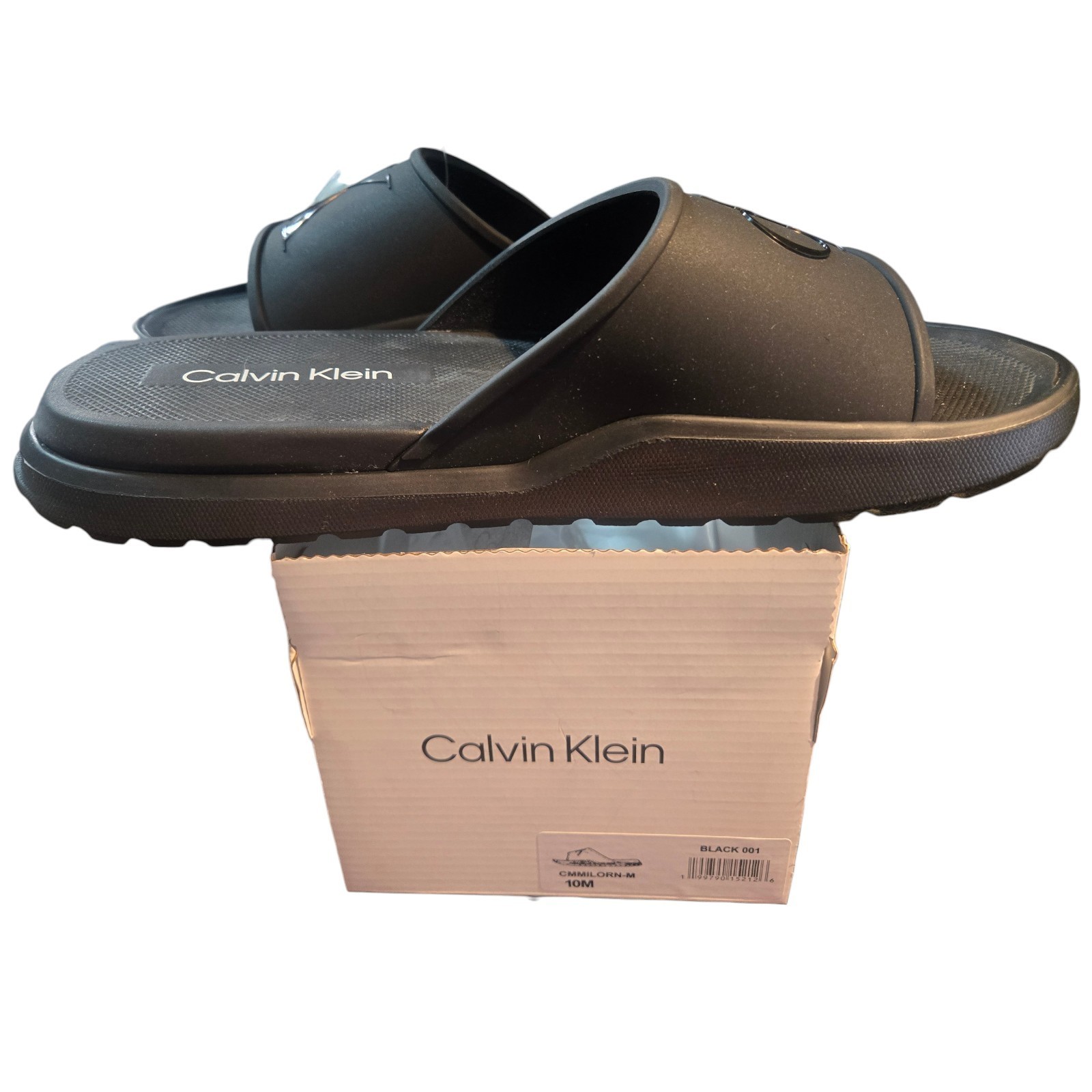 Calvin Klein -Men’s CMMILORN Slide Sandal -Black 001 – All Sizes – New