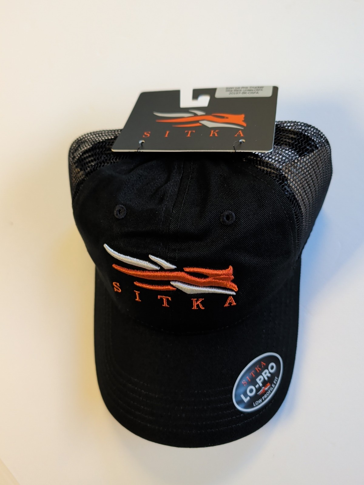 SITKA Hunting Classic Icon Lo-Pro Trucker Hat/Cap Black NEW