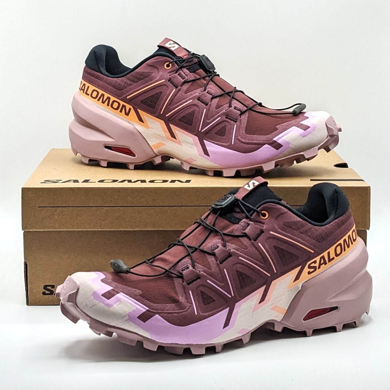 Salomon Speedcross 6 Women’s Moderate Terrain Running Shoe [Deauville Mauve] NEW