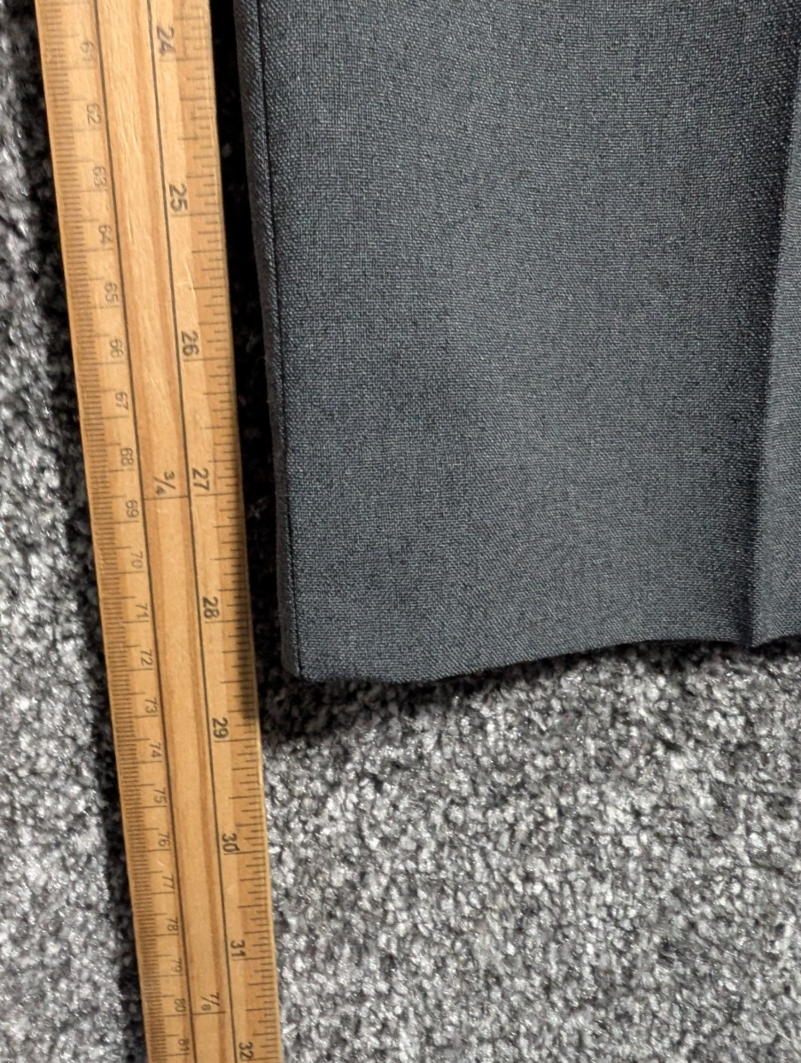 Taylor & Wright Mens Trousers 34in Waist 29in Leg Grey Regular Fit Polyester