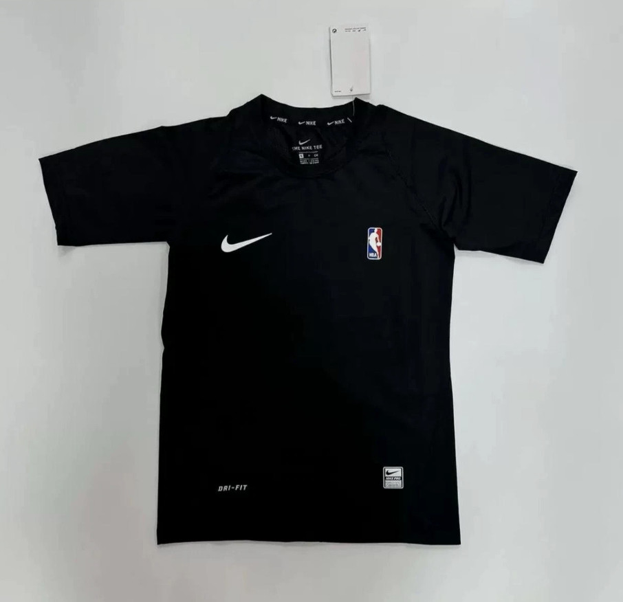 NIKE PRO NBA Compression TShirt – Black and White