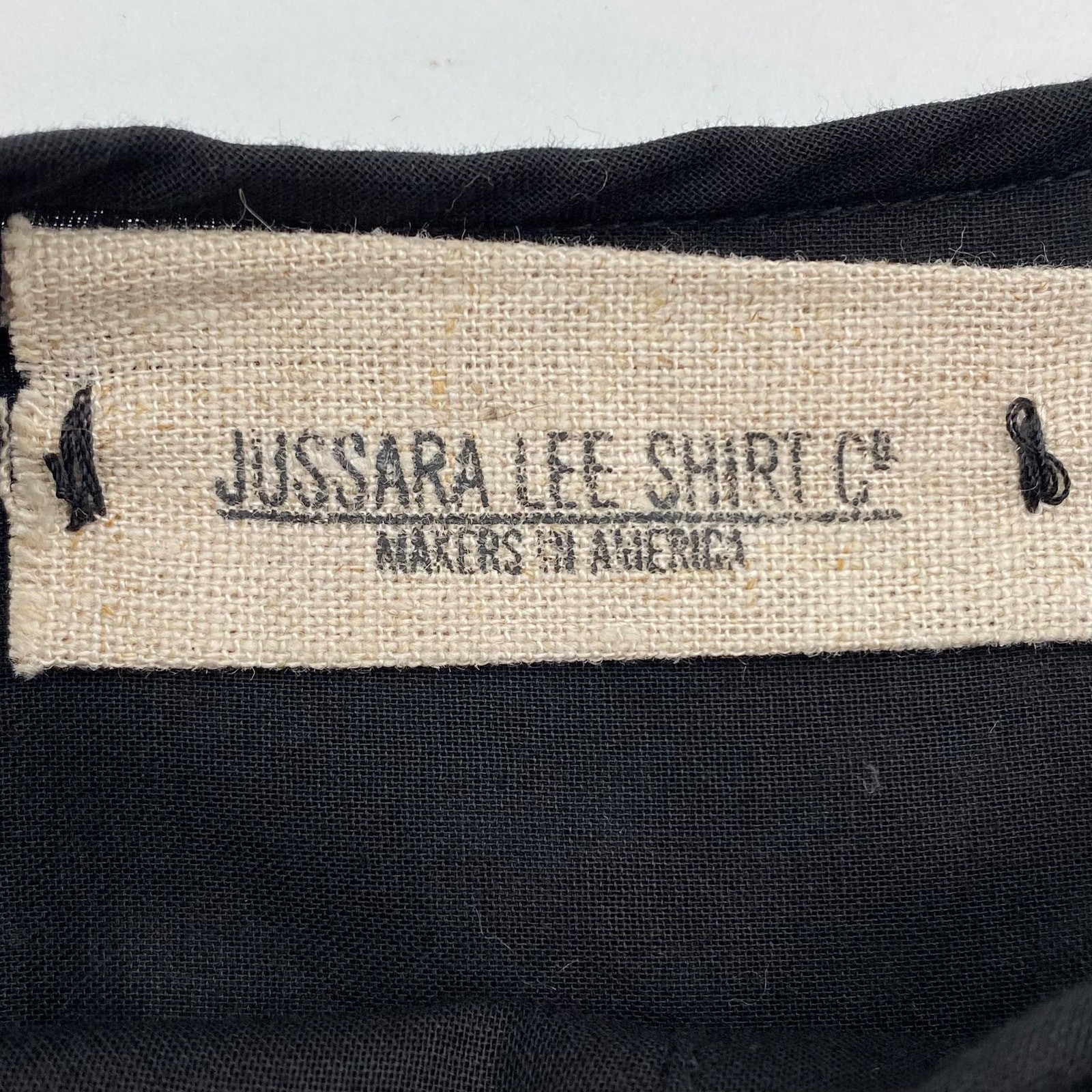 Jussara Lee Slow Fashion Black Sheer Blouse OS Minimalist Sustainable Quality