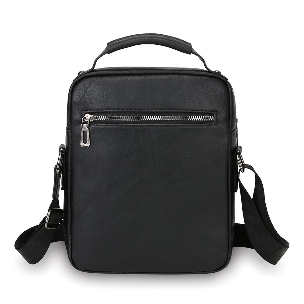 US Men’s Leather Handbag Sling Bags Shoulder Messenger Bag Business Outdoor Bag