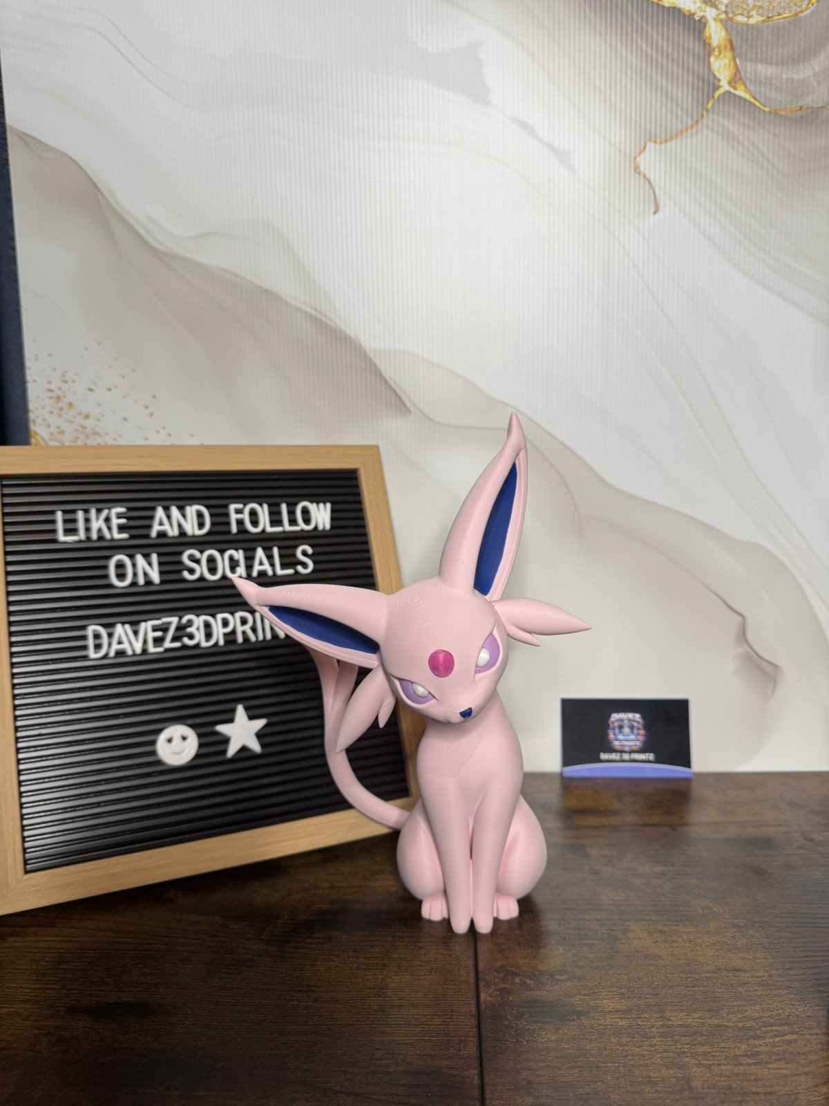 Espeon Pokémon 3D Printed Figurine