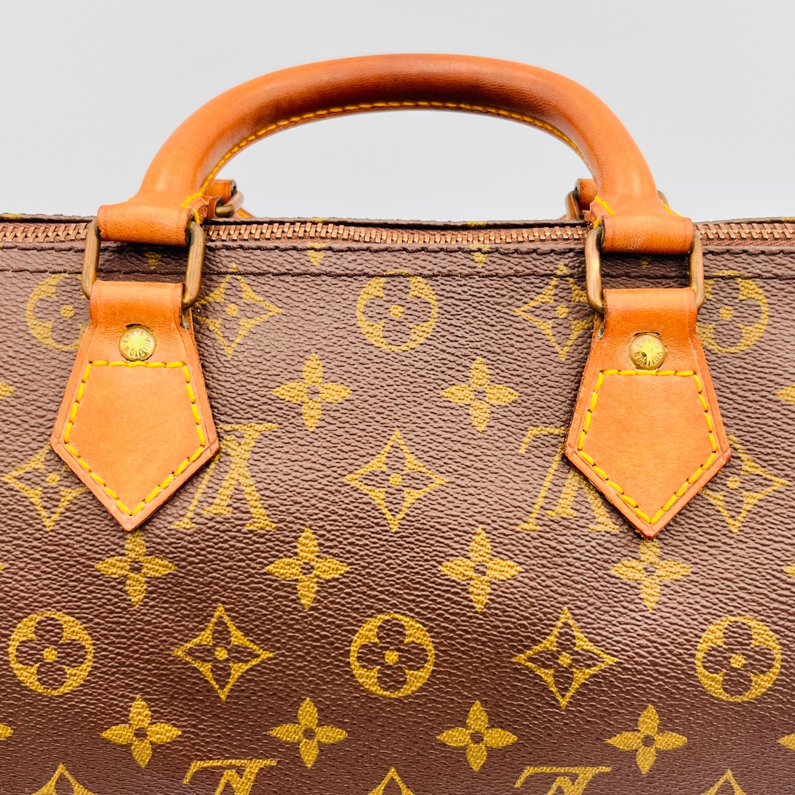 Auth LOUIS VUITTON Monogram Speedy 30 Handbag M41526 Vintage LV Pursh w/Key