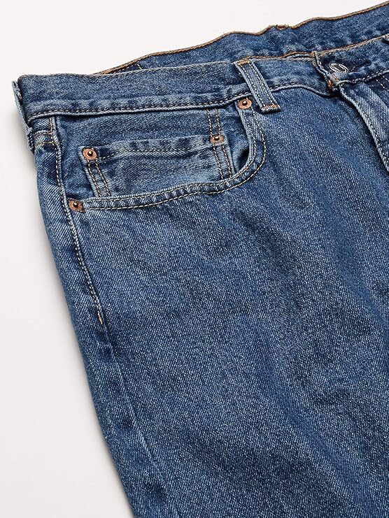 Levi’s 505 Mens Straight Fit Stonewash Blue Denim Jeans All Sizes Reg Big Tall