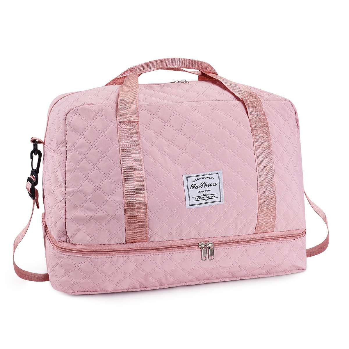 Travel Tote Bag for Women, Weekender Carry-on Tote, Large Duffel Bag Gym Bag US