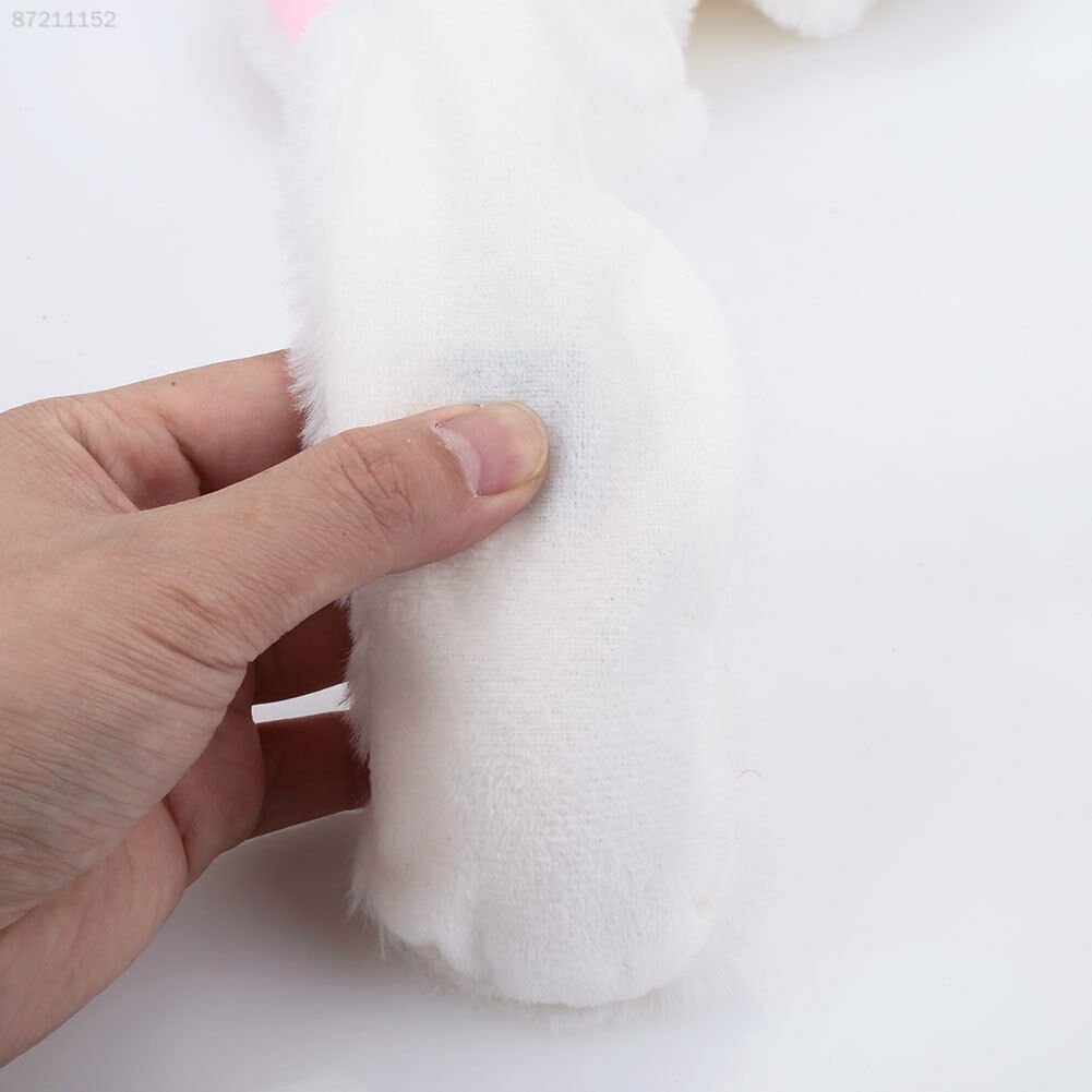 Bunny Hat Light Up Cute Plush Rabbit Hat Moving Ears with LED Light Gift US