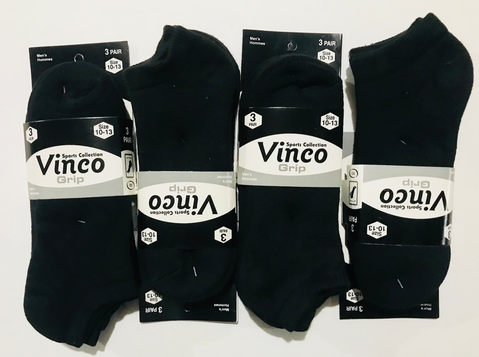 3-12 Pairs Unisex Black Ankle Quarter Socks Cotton Sports Athletic Low Cut Socks