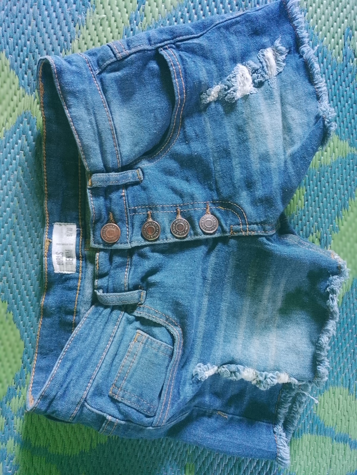 girls denim shorts