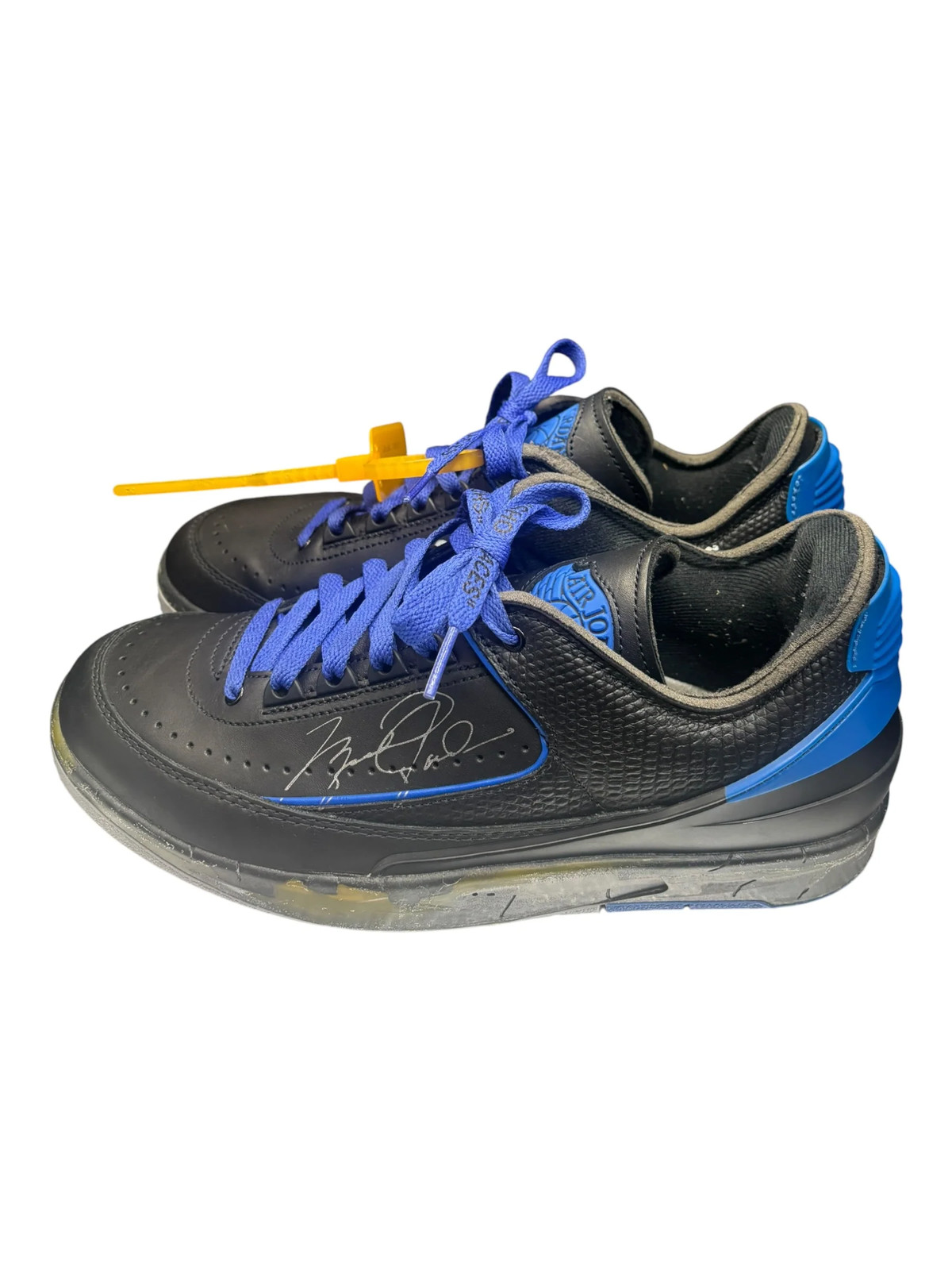 Jordan 2 Retro Low SP Off-White Black Blue size 9 – Used/Worn