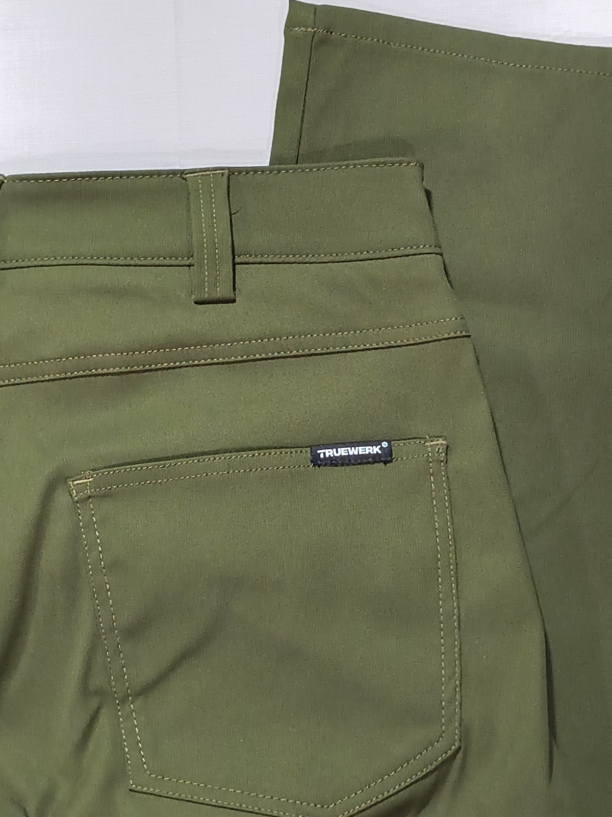 Truewerk EDO Work Pant Size 34 Xlong Olive Night Green BRAND NEW WITH TAGS Pants