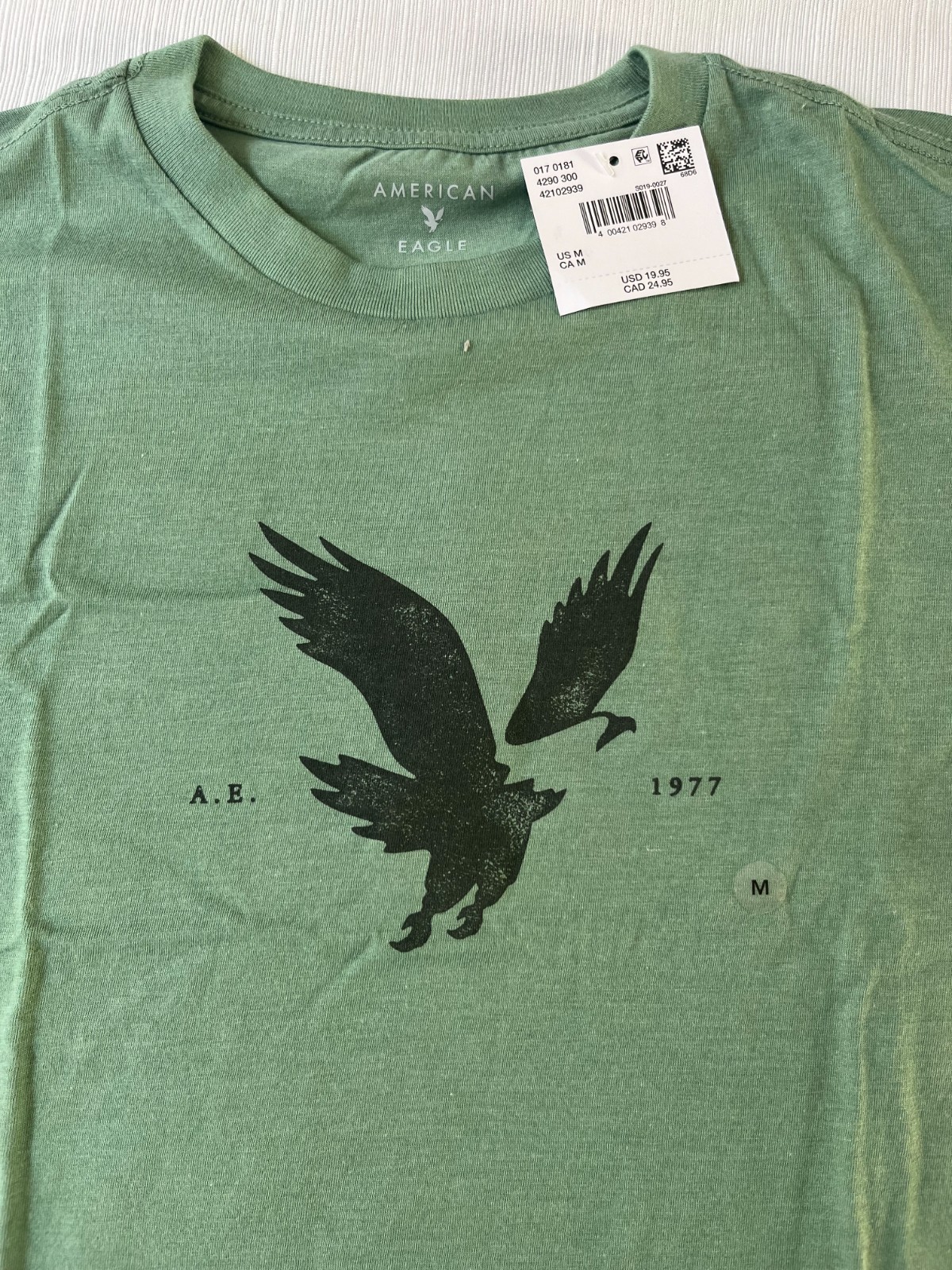 American Eagle Outfitters Men’s Super Soft Graphic T-Shirt Size M Cotton Blend