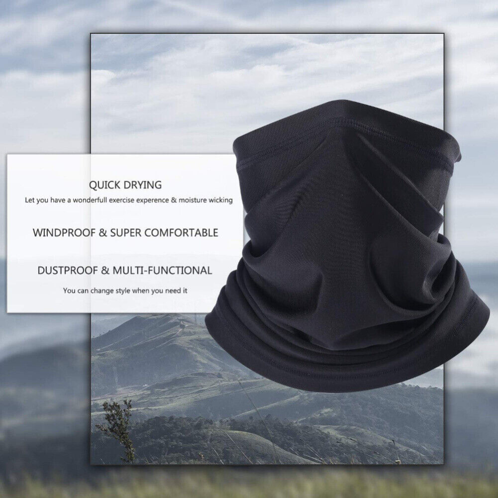 Outdoor UV Protection Half Face Mask Scarf Cycling Magic Neck Gaiter Face Cover