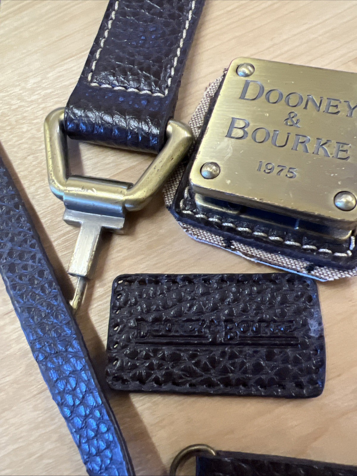 Dooney & Bourke Replacement Parts Zipper Metal Logo Lock Studs Handles