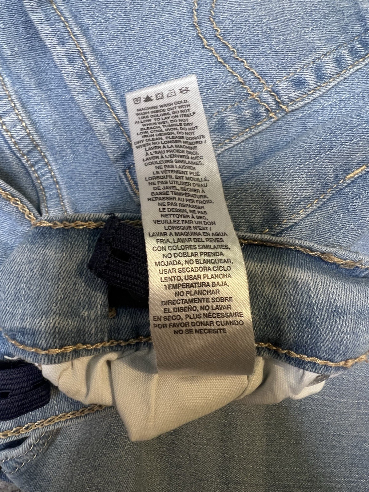 Levi’s 726 Flare Light Was Denim Jeans Girls Size 16 Juniors Size Wide Leg