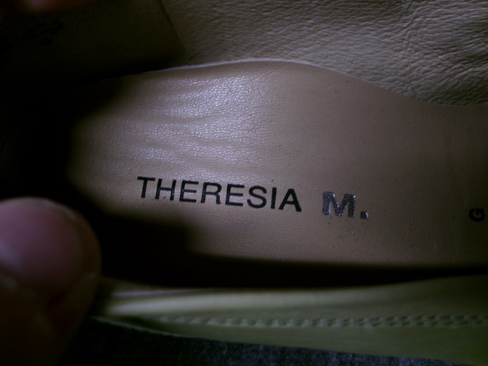 Theresia M Shoes Women 4.5 Green Buckle Loafers Square Toe Slip On
