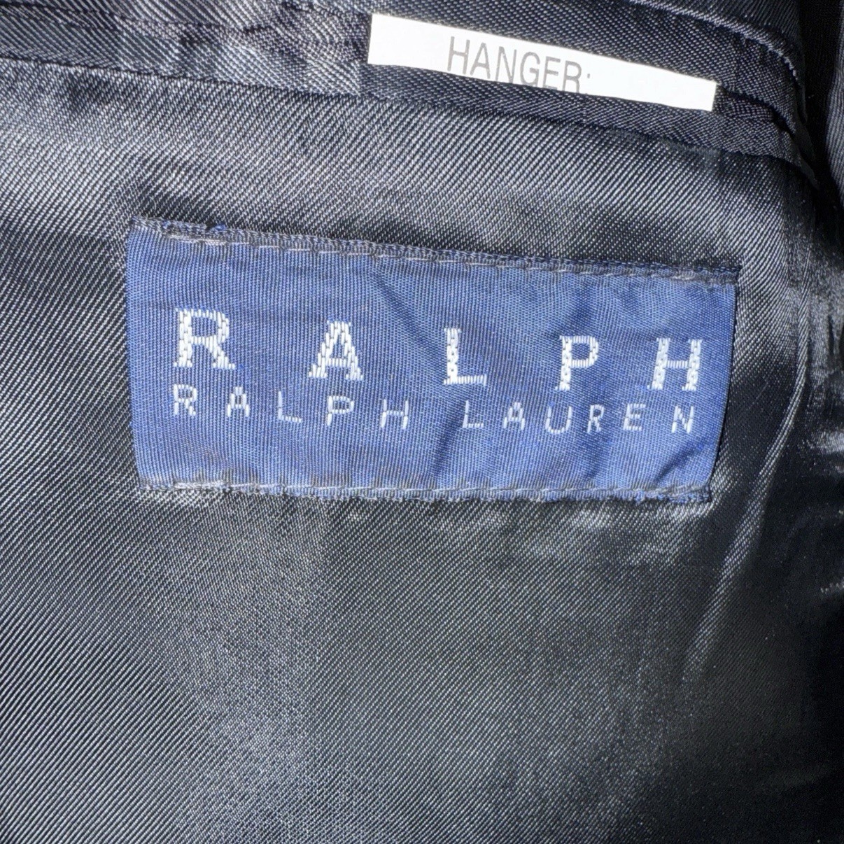 Vintage Ralph Ralph Lauren Jacket Black Wool Sport Coat Blazer Men’s 46R
