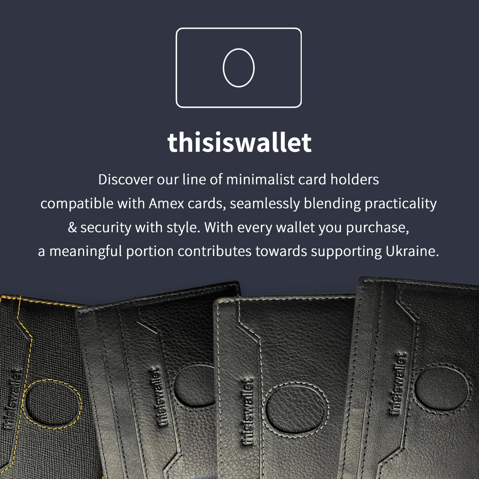Minimalist Leather Wallet for Men & Women – Ultra Thin Black Credit Card Holder