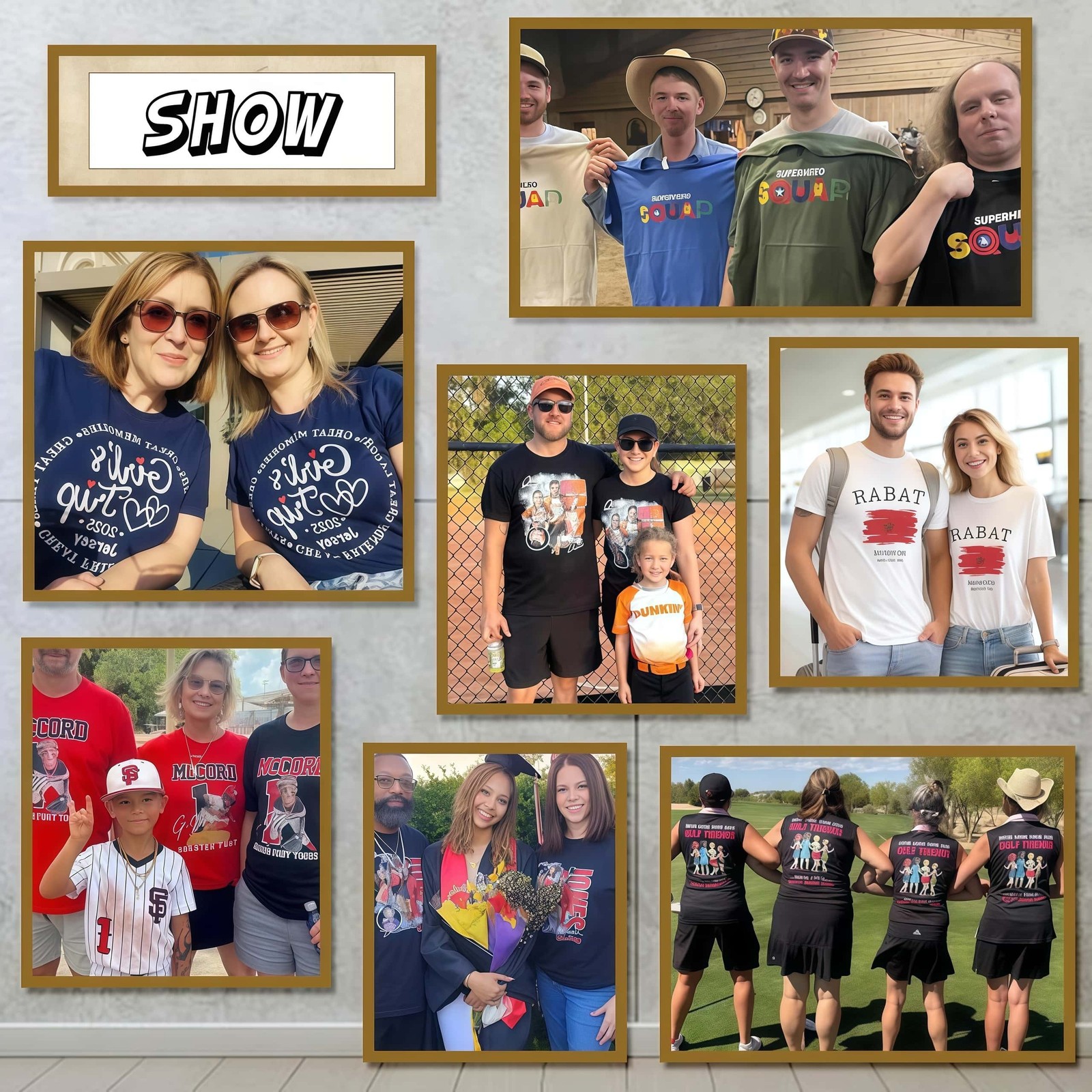 Custom T-Shirts: Print Your Photo/Logo Front & Back, Unisex Personalized Tee