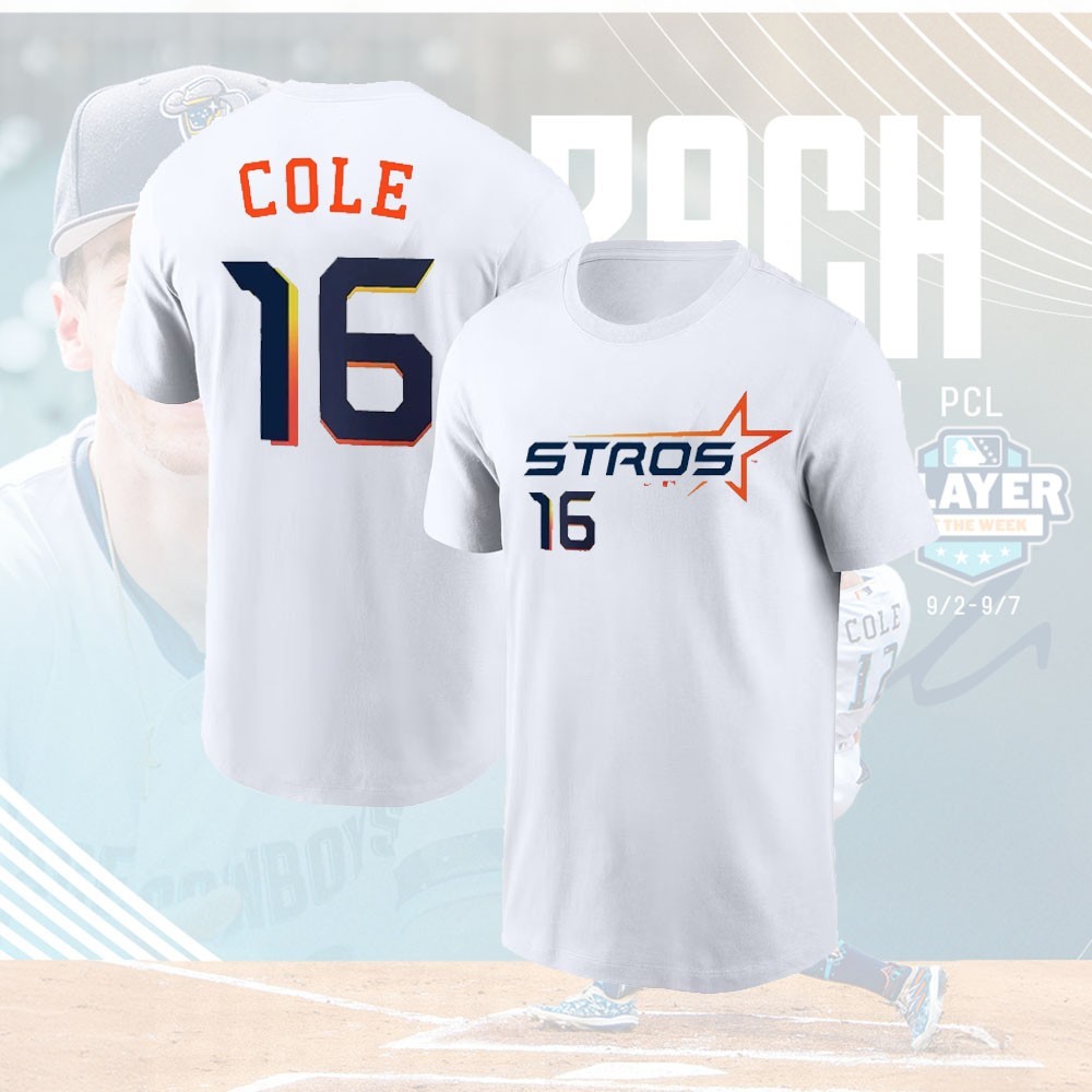 BEST SELLER! Zach Cole #16 Houston Name and Number Classic Fan Gear 2025