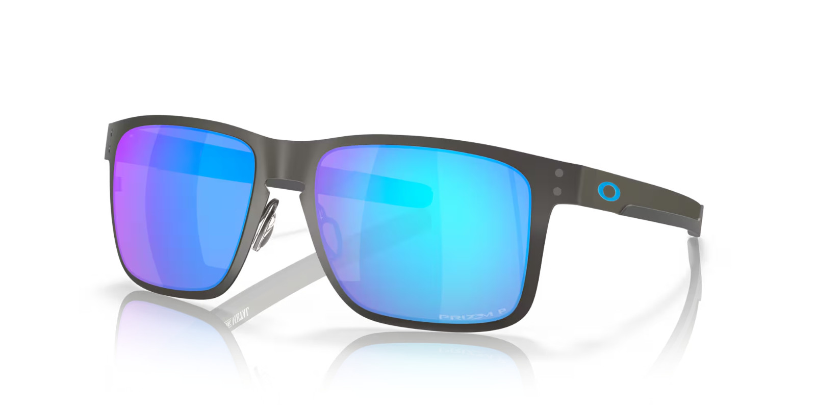 Oakley Sunglasses Holbrook Metal OO4123-0755 Gunmetal / PRIZM Sapphire POLARIZED
