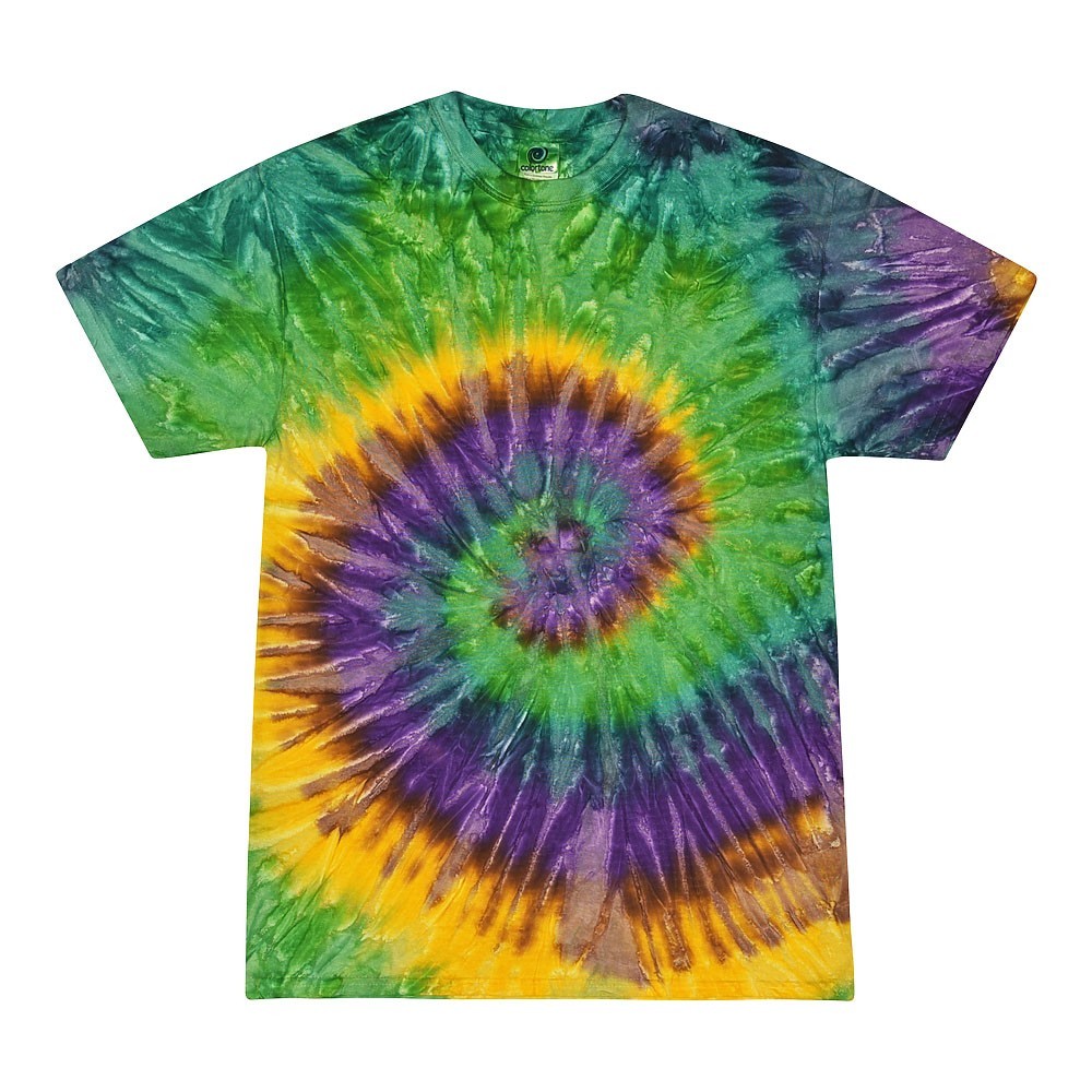 Multi-Color Tie Dye T-Shirts Adult SM – XXXXXL 100% Cotton Colortone