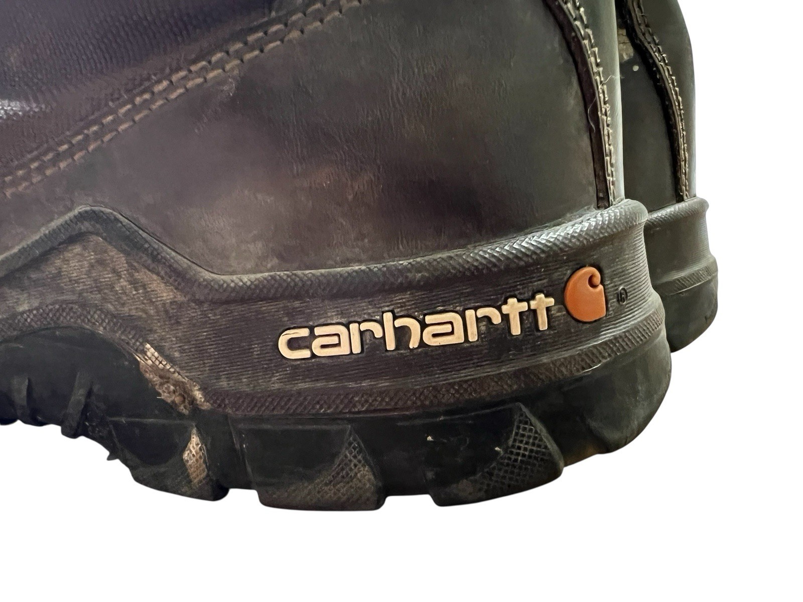 Carhartt Lace up Work Boots Steel Toe Oil Resistant Flex Lite Grip Mens 9