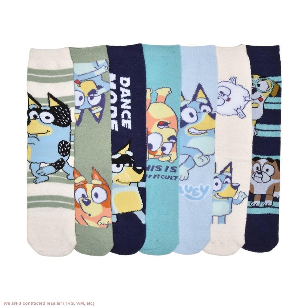 Men’s Bluey Cozy Socks – Oatmeal 6-12 *SEE DEAL!!!*