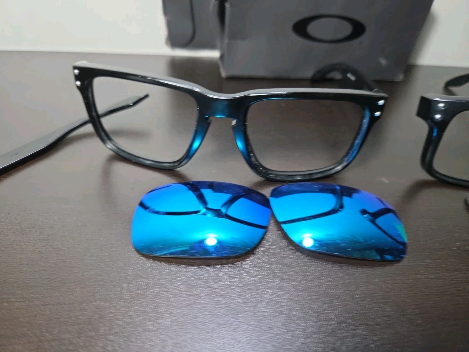 Oakley Holbrook BLACK Frames And Lenses Lot FOR PARTS ONLY