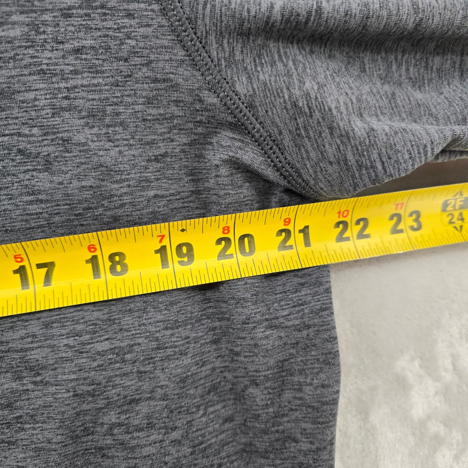 Truewerk B2 Hoodie Mens Large Gray Heathered Long Sleeve Performance Workwear