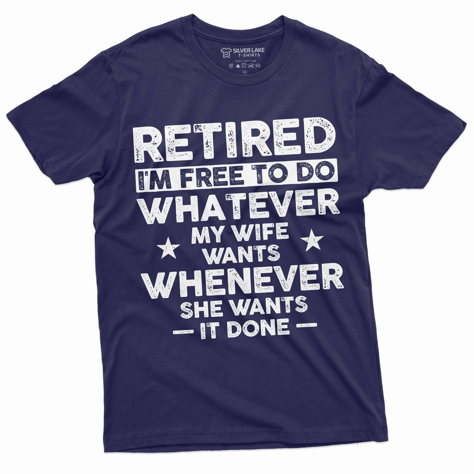 Men’s funny retirement T-shirt Gift for husband retired hubby funny gift