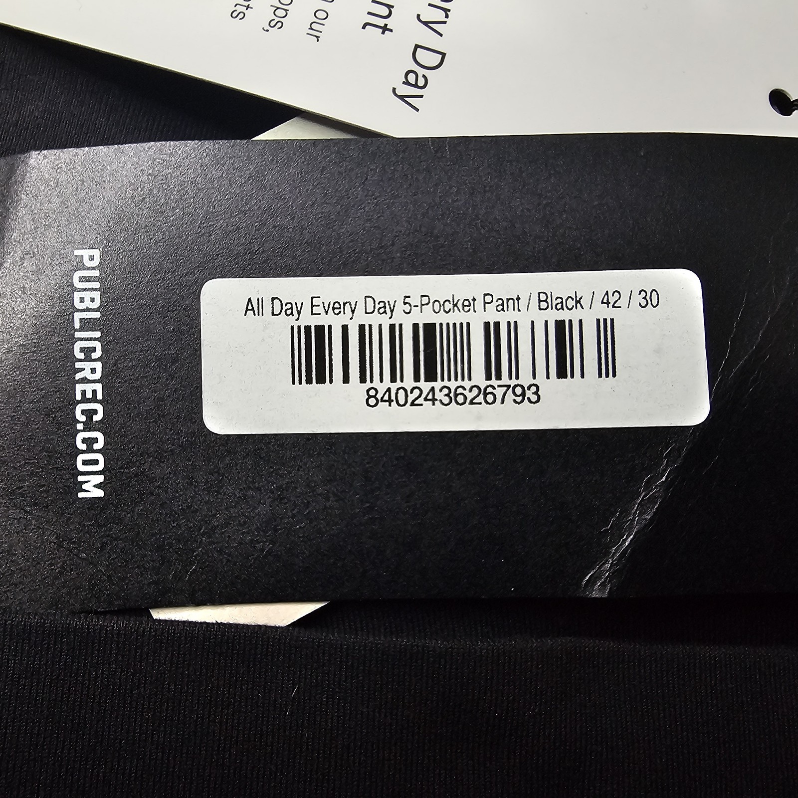 NEW Public Rec All Day Every Day Pants Mens 42×30 Gamechanger 5 Pocket Stretch