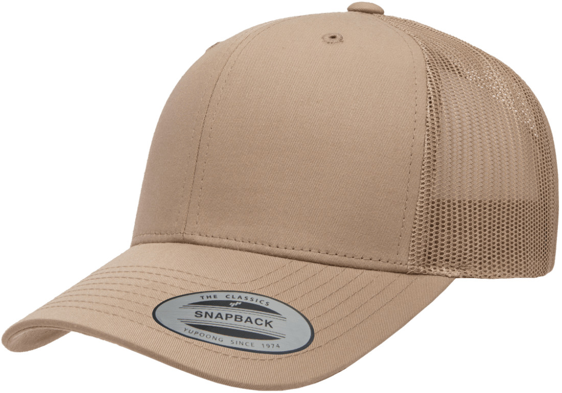 Yp Classics Retro Trucker Hat 6606 Blank Cap Snapback Hat Yupoong 6-Panel