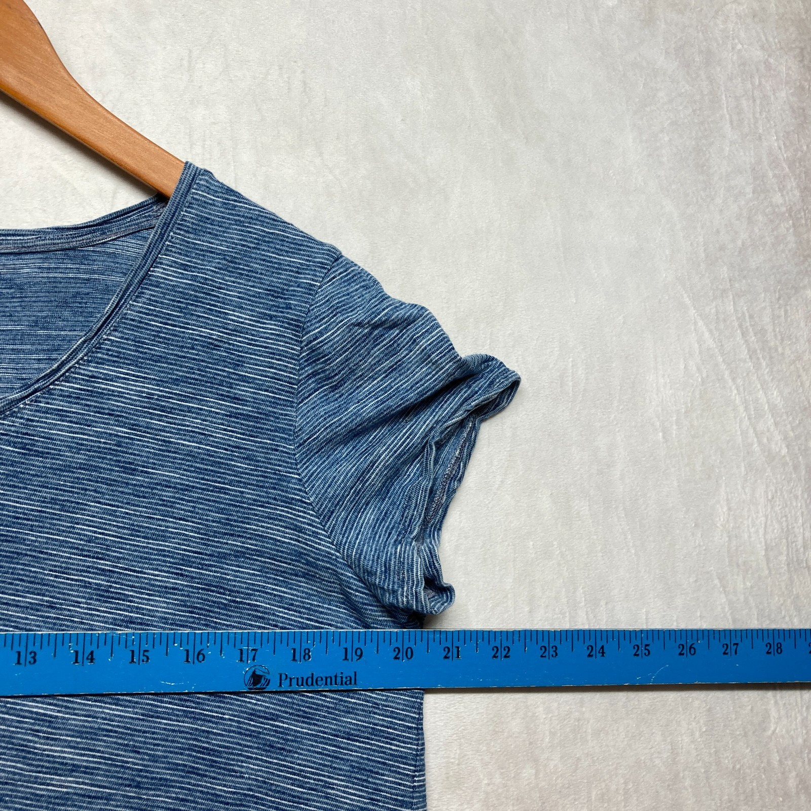Pure J Jill Indigo Top Medium Petite Blue A-Line Cap Sleeve Tunic