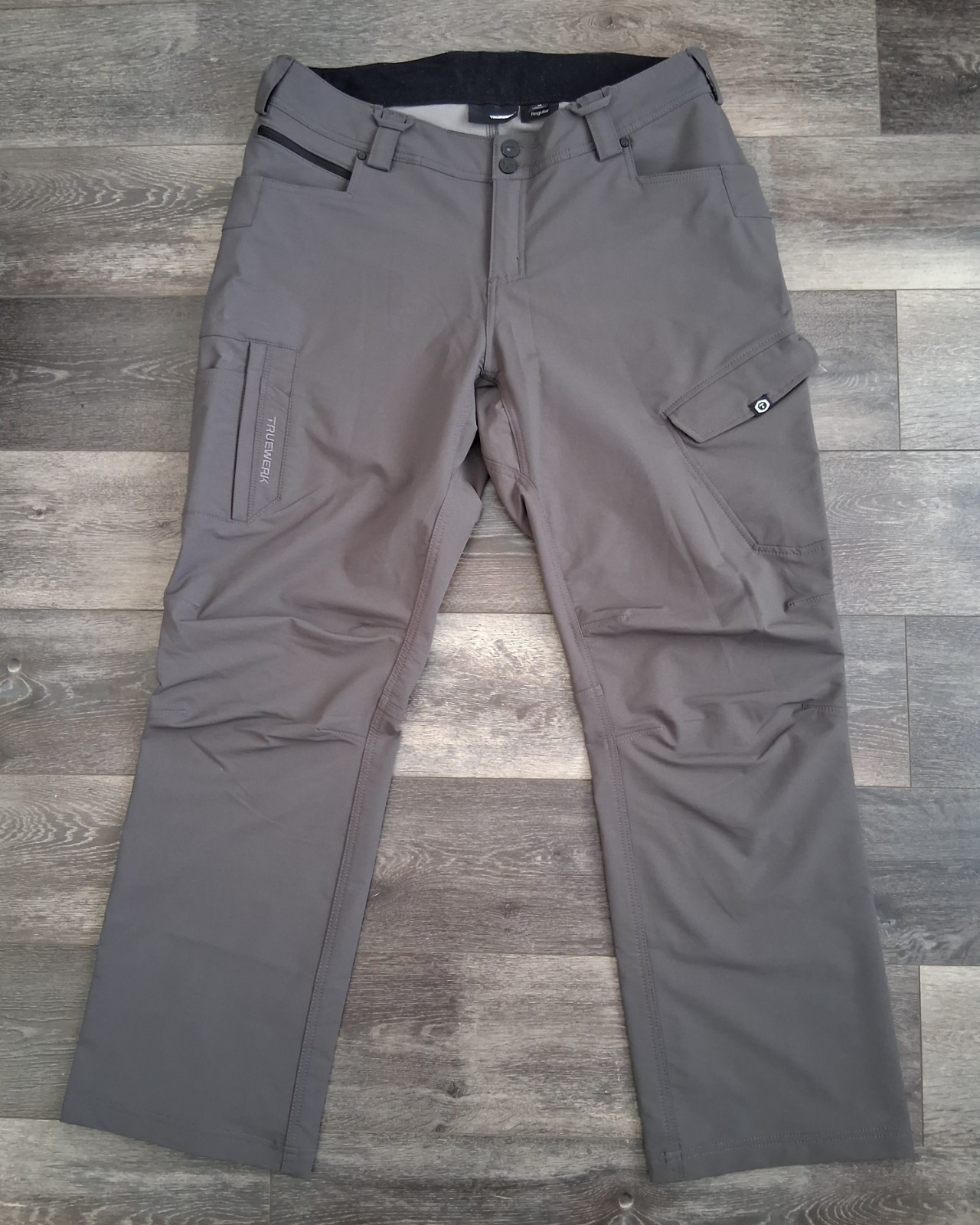 Truewerk T2 Werk Pants Durable Water Resistant Grey Womans Size 16 (36×31)