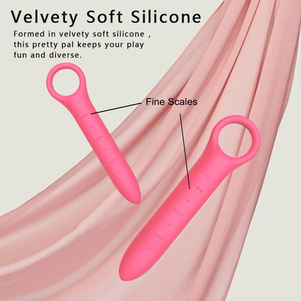 5-Pack Silicone Dilators for Pelvic Floor for Women with Fine Scales, Pelvic Wan