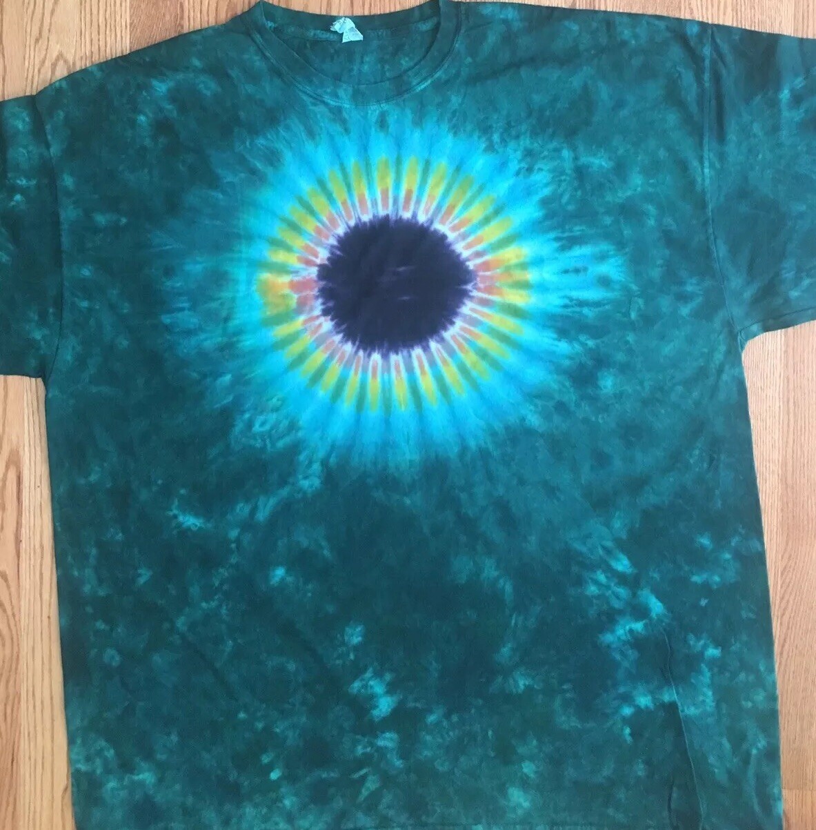 Sun Flower Tie Dye Shirt 3XL – will not shrink — New shirt never been worn!!