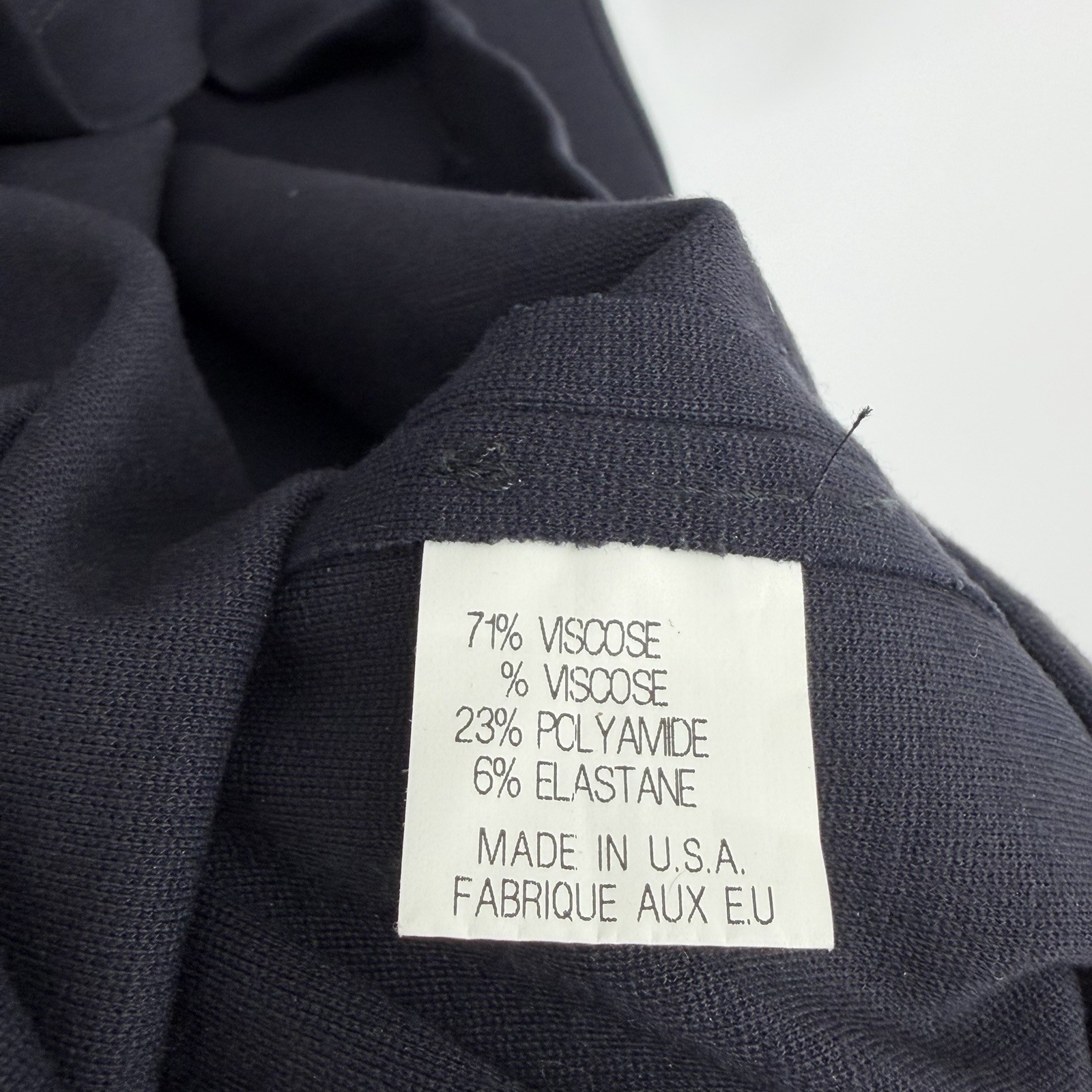 Theory Shift Dress 6 Navy 3/4 Sleeve Fitted Boatneck Timeless Career Capsule