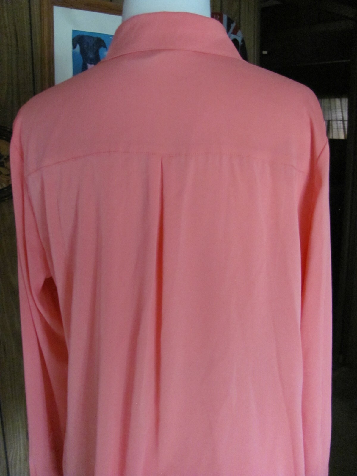 JOAN RIVERS LADIES ORANGE BLOUSE SIZE SMALL BRAND NEW POLYESTER/SPANDEX MACHINE